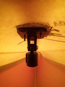 a close-up of the Falcon Sail underdeck plate