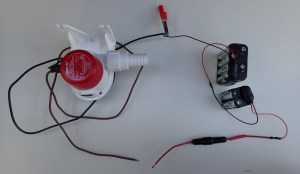 pump battery system, out of its box